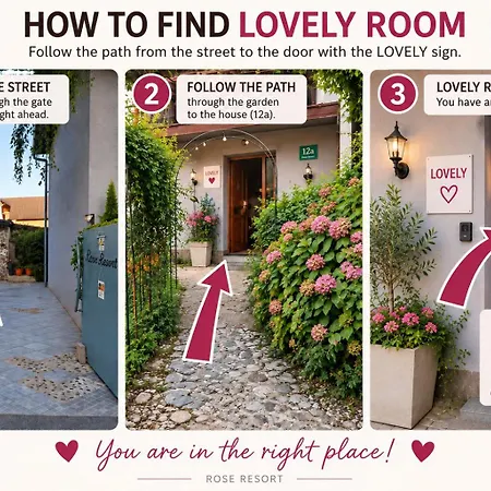 Lovely Room In Rose Resort, Garden And Summer H0T Tub Access Ostanak kod kuće Ljubljana